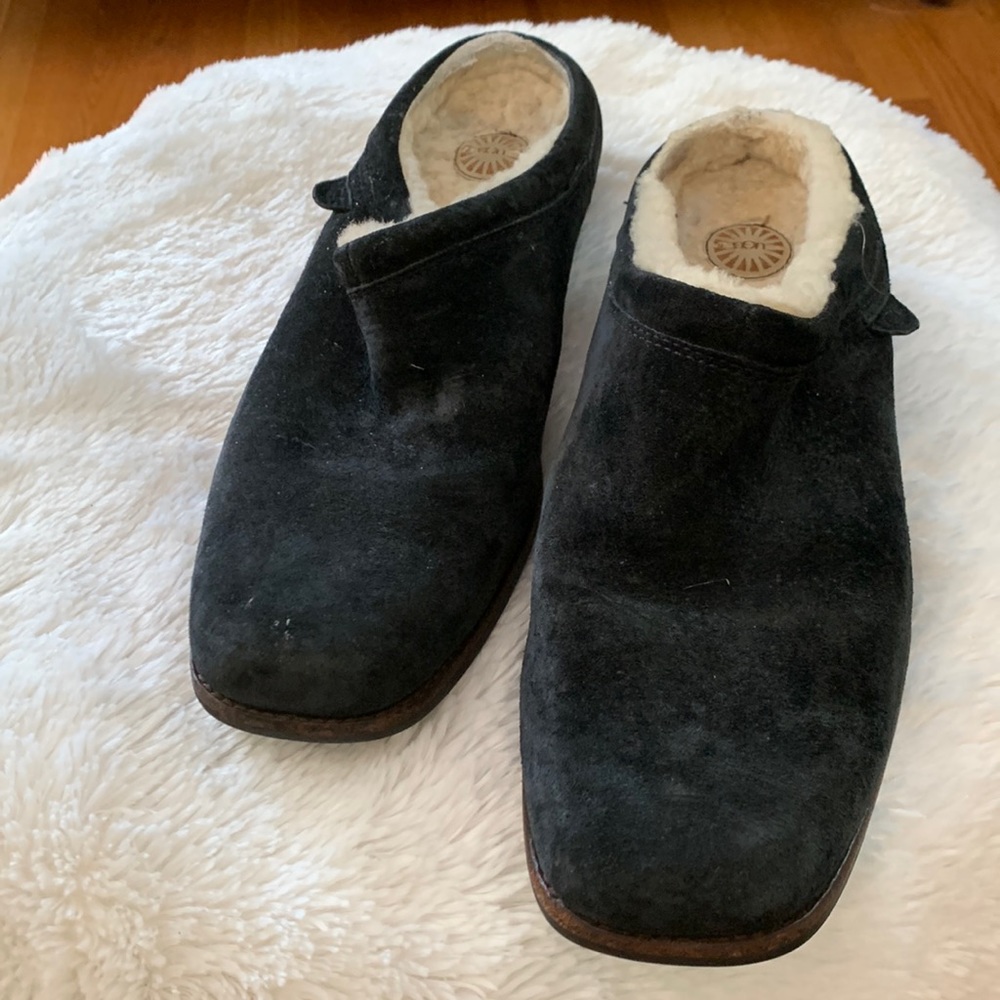 UGG slip on shoes black size 10